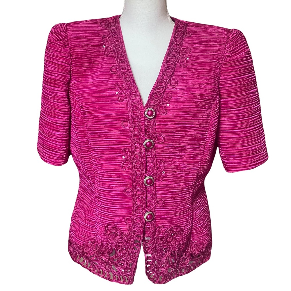 80s Jacket Blazer Top